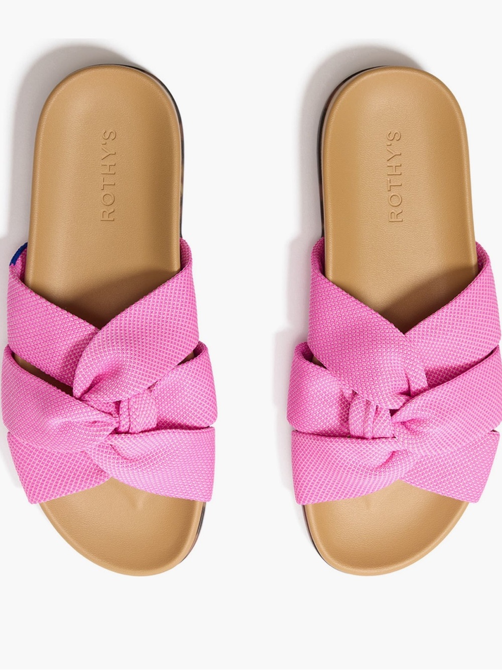 NEW Rothy’s The Twist Slide Sandal in Snapdragon - Picture 5 of 11
